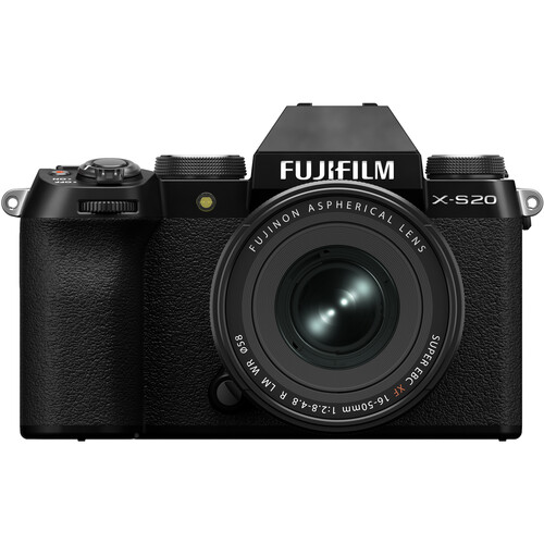 FUJIFILM X-S20 Mirrorless Camera with XF 16-50mm F2.8-4.8 R LM WR Lens, 26.1MP, 6.2K Video Used