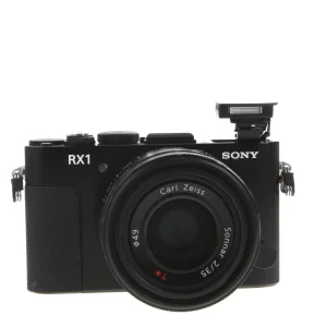 Sony Cyber-shot DSC-RX1 Black Digital Camera 24.3MP Full-Frame CMOS ZEISS 35mm f/2 – Used