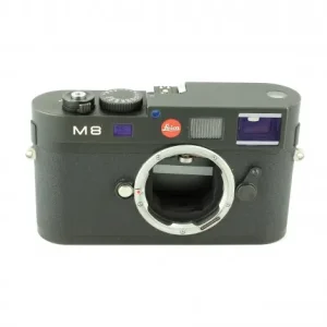Leica M8 Black Digital Rangefinder Camera Body 10.3MP APS-H CCD 1/4000 Shutter – Used